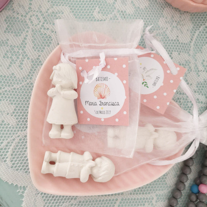 Santinhos de Gesso Perfumado | Lembrança Primeira Comunhão