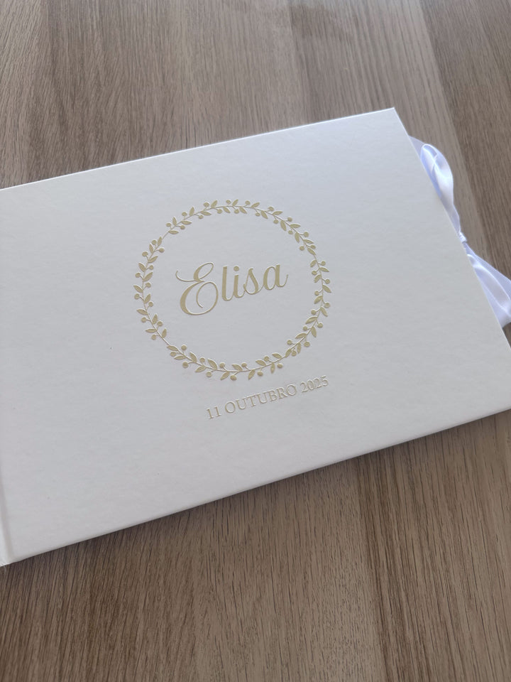 Álbum para fotografias ou de assinaturas