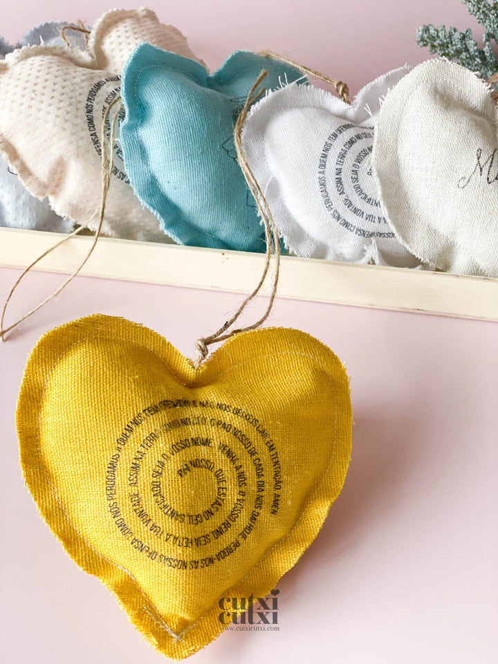 Memórias em Coração - lembrança de batismo