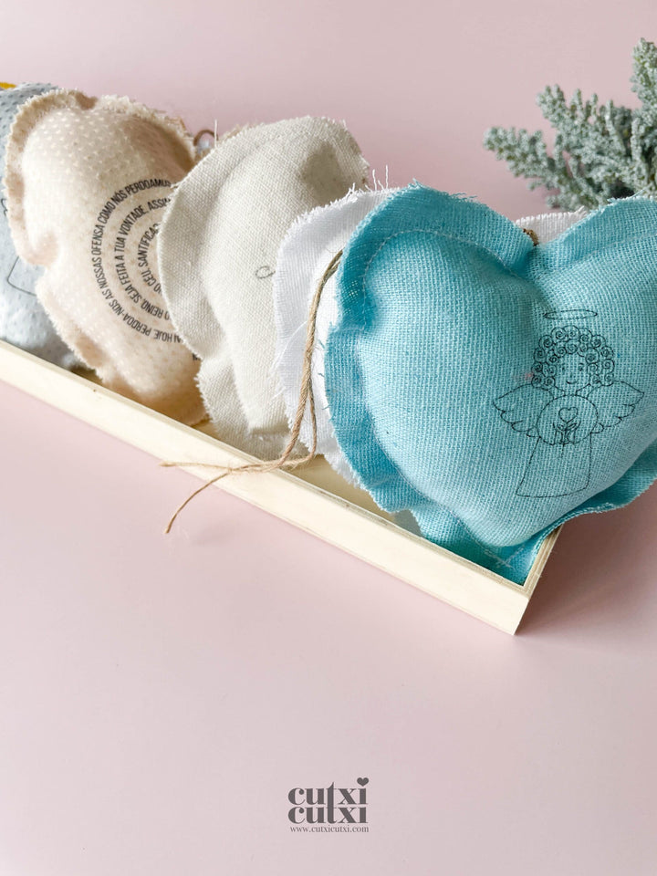 Memórias em Coração - lembrança de batismo