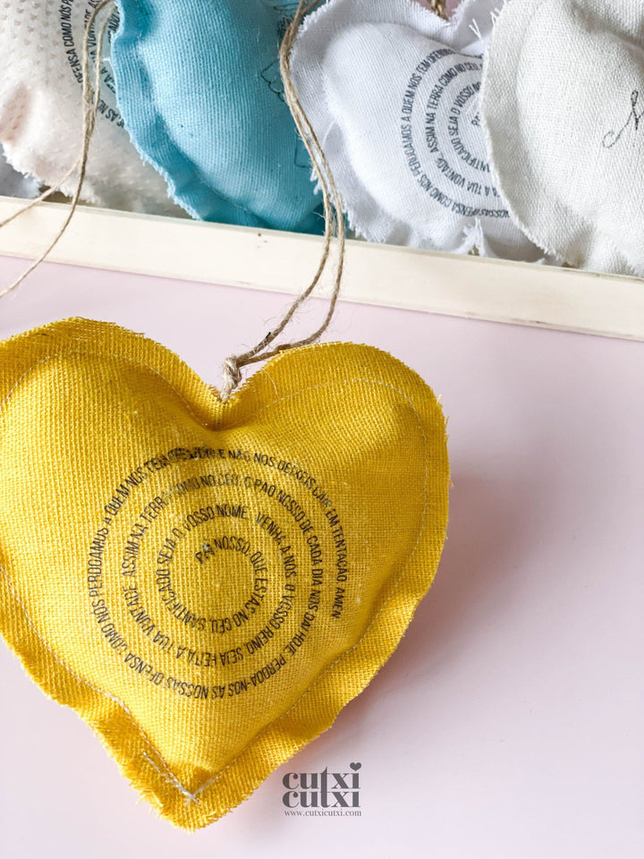 Memórias em Coração - lembrança de batismo