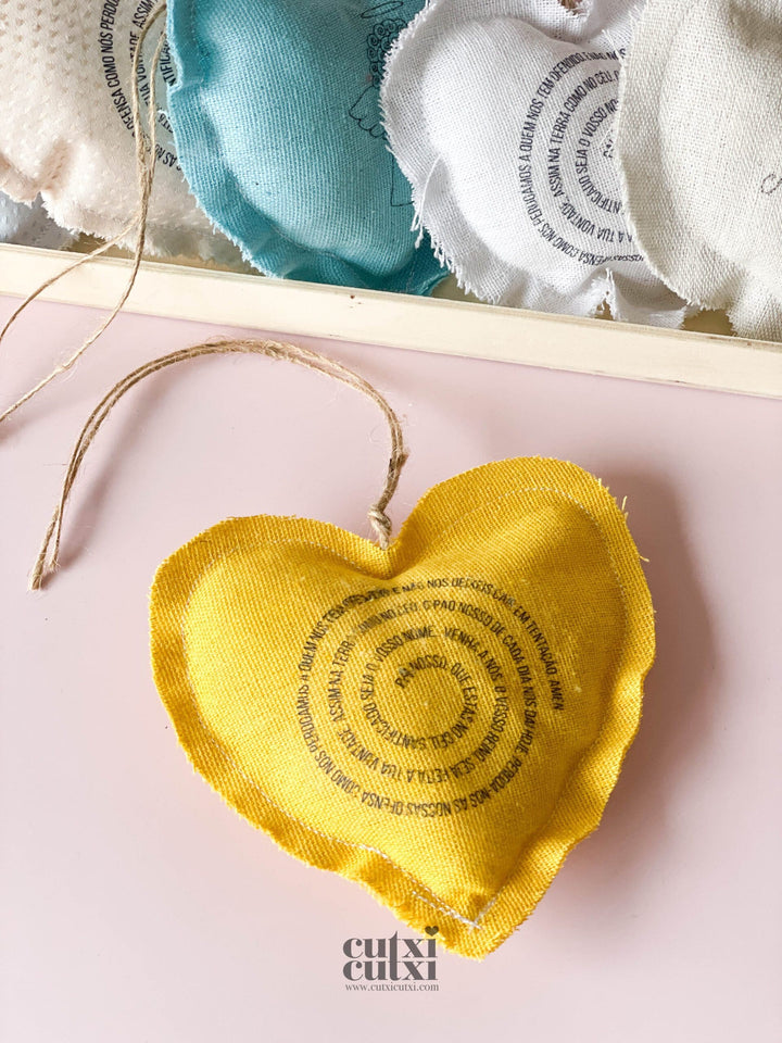 Memórias em Coração - lembrança de batismo