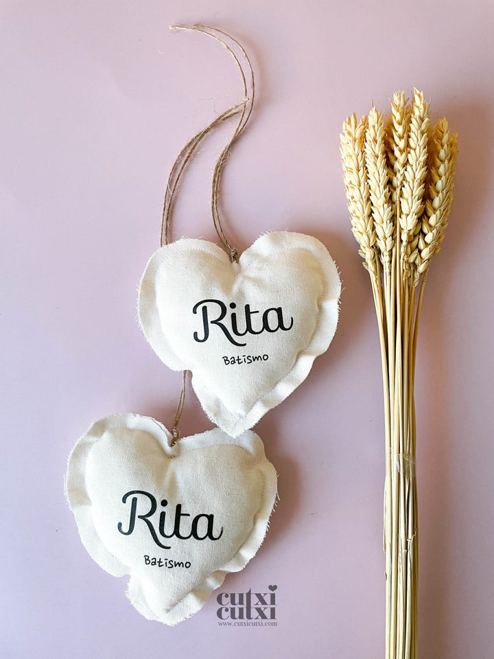 Memórias em Coração - lembrança de batismo