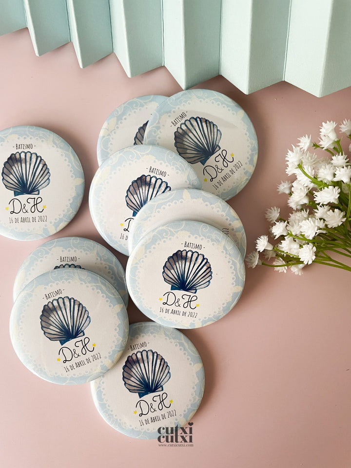 Imans e Espelhos ou Porta-Chaves com Santinhos, Personalizados