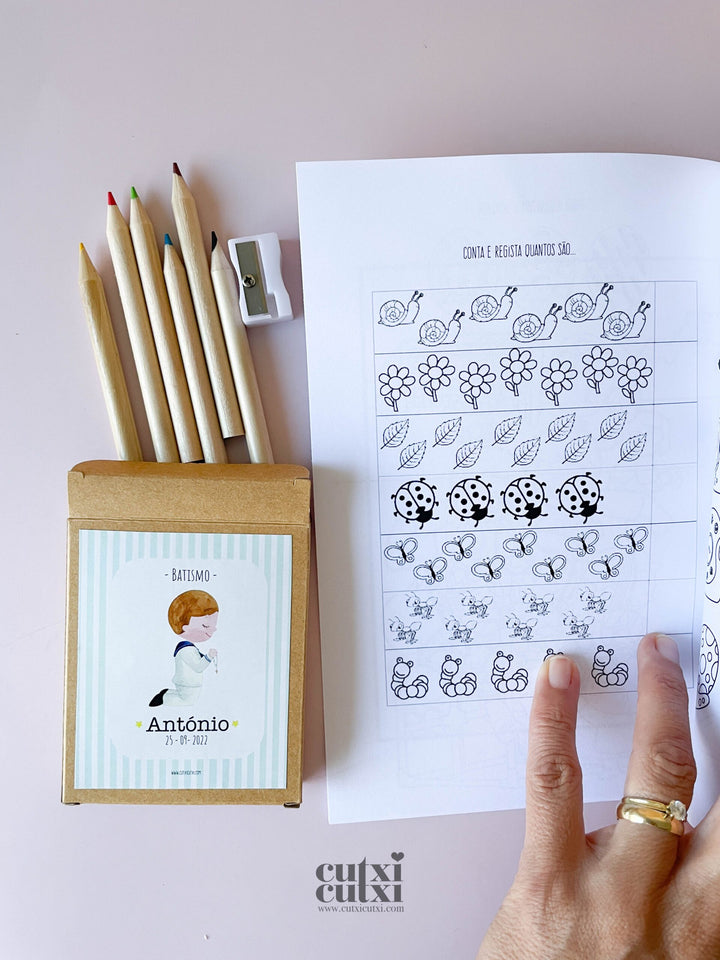 Lápis de colorir - Lembrança para Criança