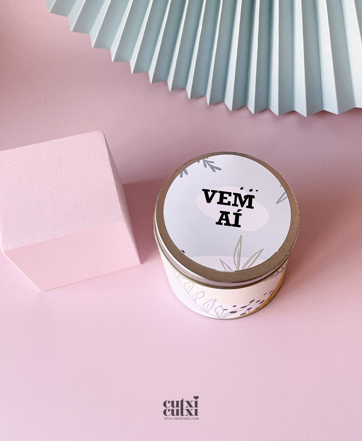 Anúncio Revelação Surpresa com Sapatinho de Bebé