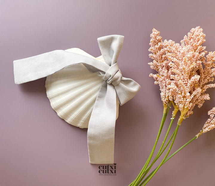 Concha para Batismo coleção PURE Linho