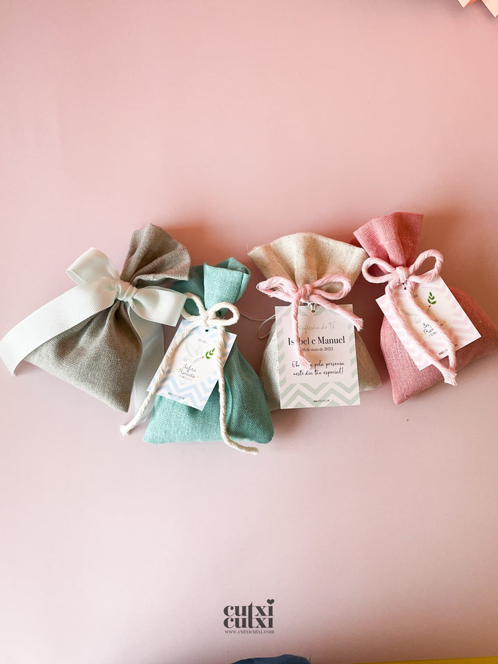 Saquinho de alfazema - Lembrança Batizado