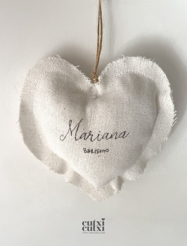 Memórias em Coração - lembrança de batismo