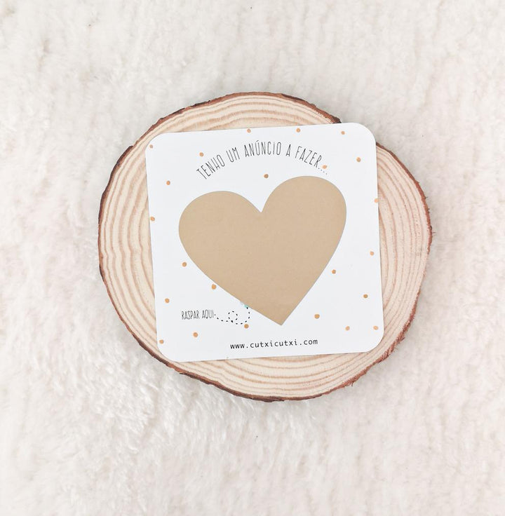 Anúncio em Raspadinha com Caixa - Aguarela Rosa