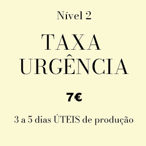 Taxa Urgência para presentes 3 a 5 dias úteis de produção