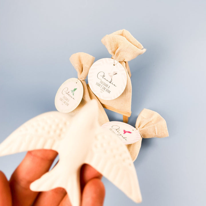 Andorinha Perfumada com saco | Lembrança Educadores e Professores