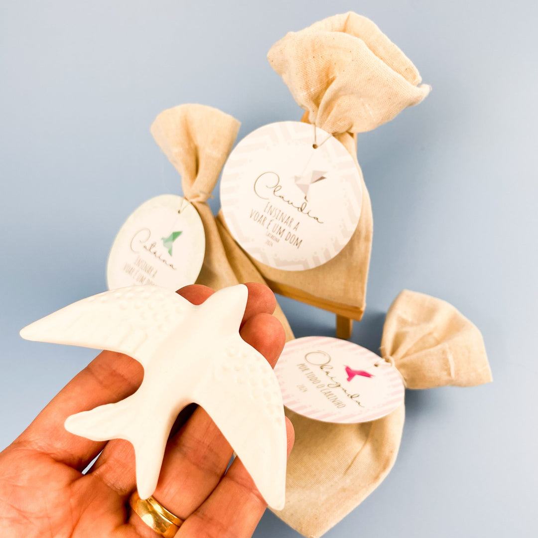 Andorinha Perfumada com saco | Lembrança Educadores e Professores