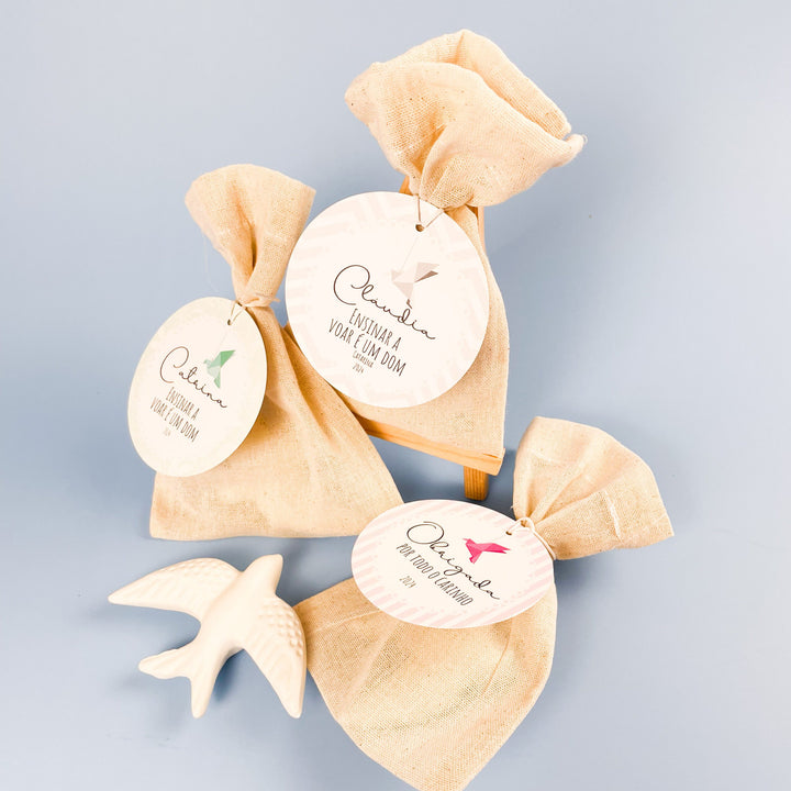 Andorinha Perfumada com saco | Lembrança Educadores e Professores