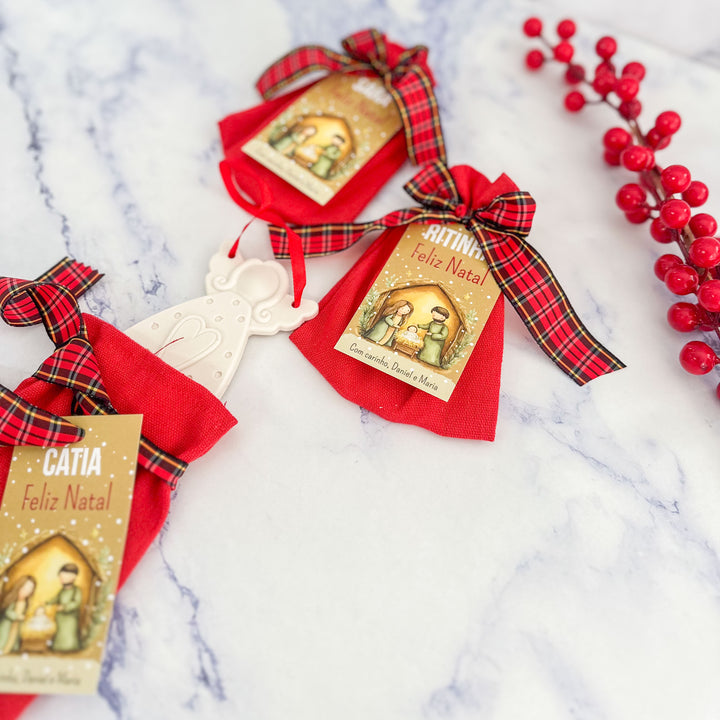 Anjo Natalício Artesanal ✨🤍 | Presente de Natal