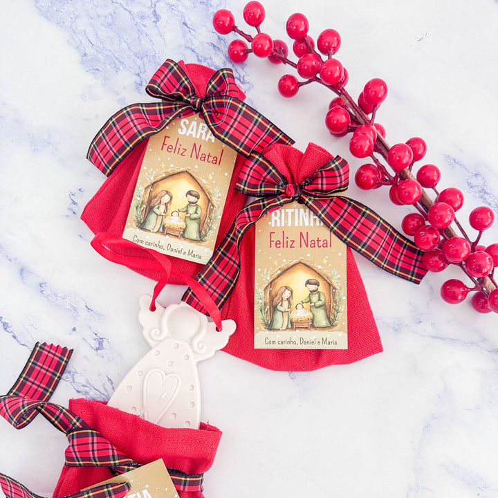 Anjo Natalício Artesanal ✨🤍 | Presente de Natal