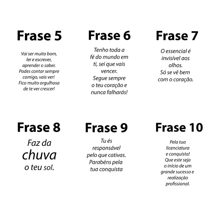 Aplicação para Fitas de Finalista Versão Universitária com oferta de crachá