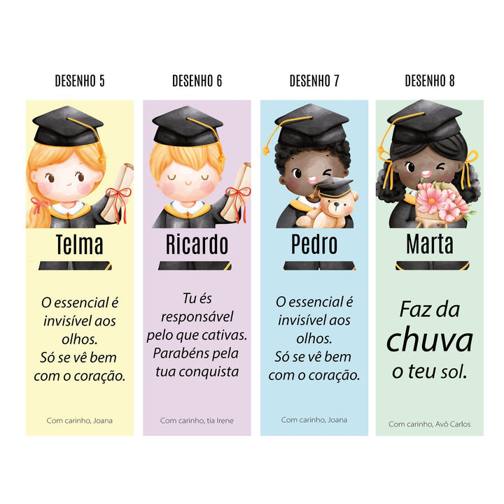 Aplicação para Fitas de Finalista versão criança com oferta de crachá