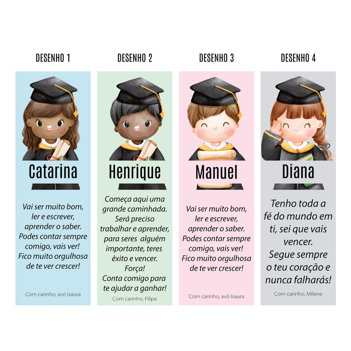 Aplicação para Fitas de Finalista versão criança com oferta de crachá