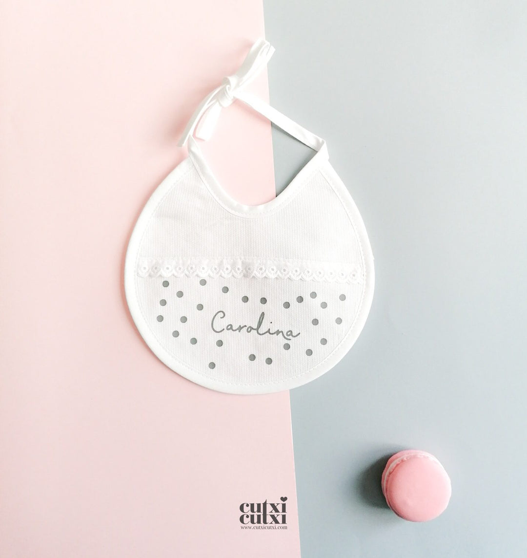 Babete para bebé com nome