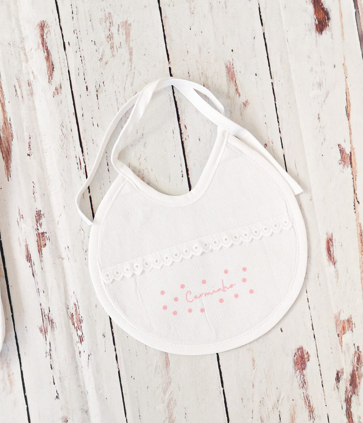 Babete para bebé com nome