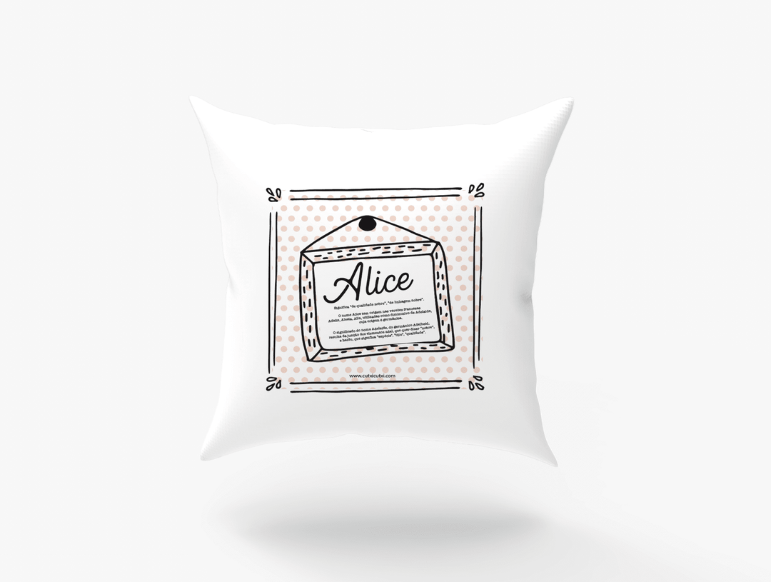 Almofada NOME e SIGNIFICADO