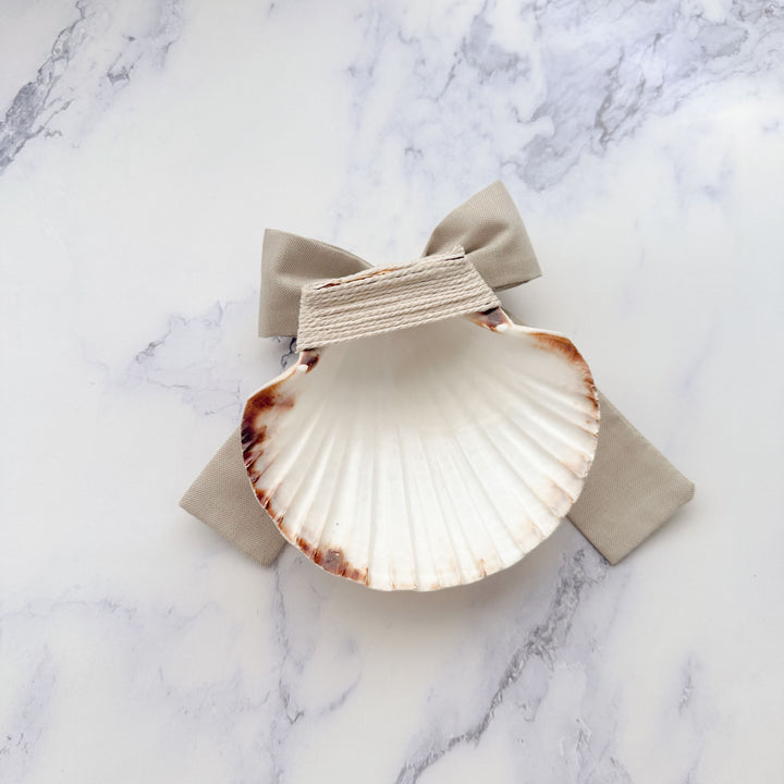 Concha de Batismo Linho Suave