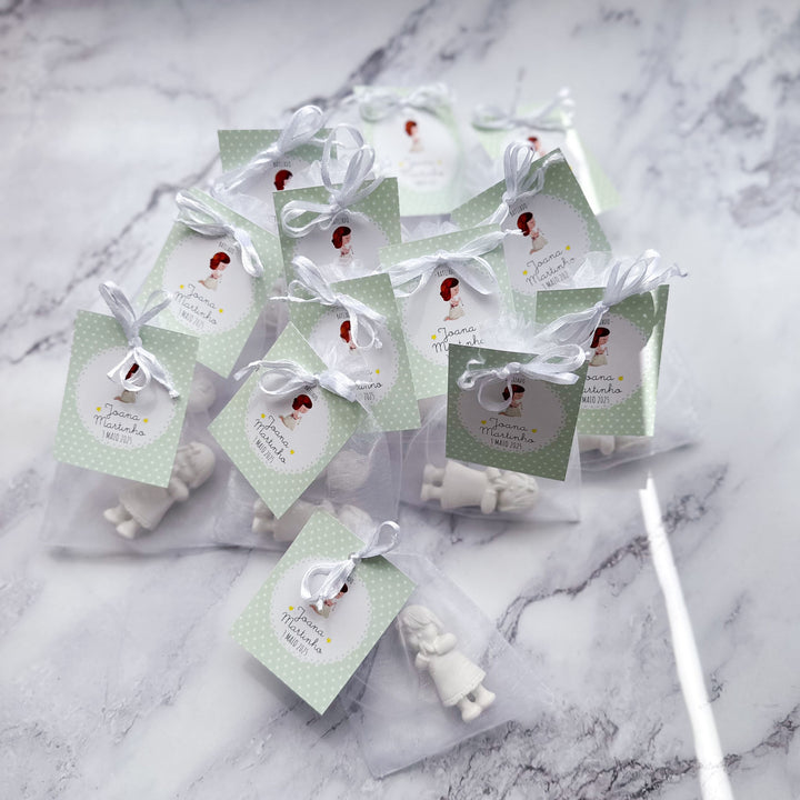 Santinho em Gesso Perfumado | Lembrança Batizado