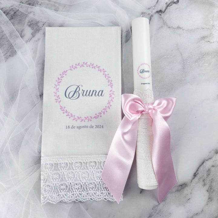 Toalha Batizado coleção AMÁLIA