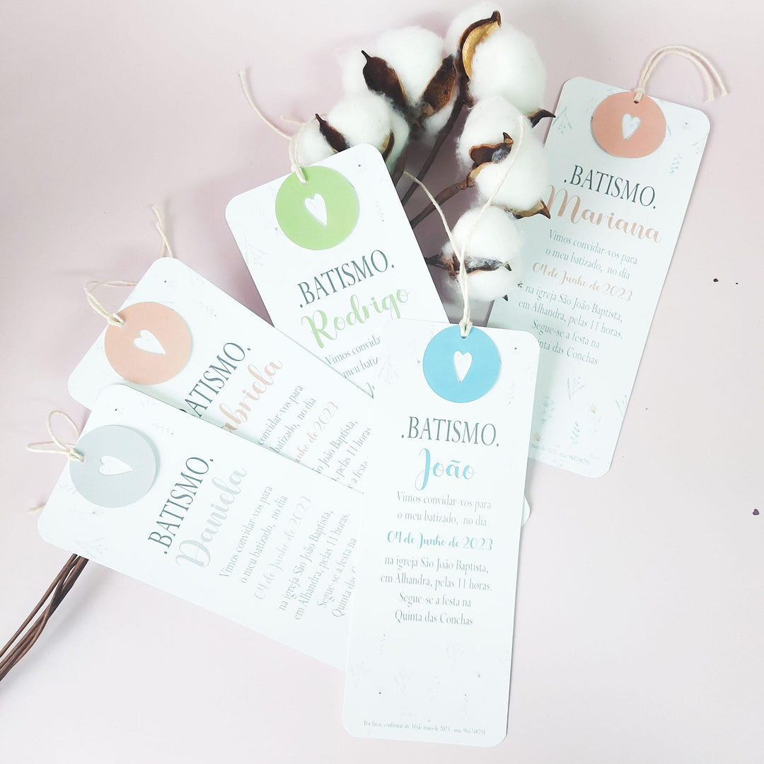 Convites para Batizado, Comunhão e Profissão de Fé - Suavidade