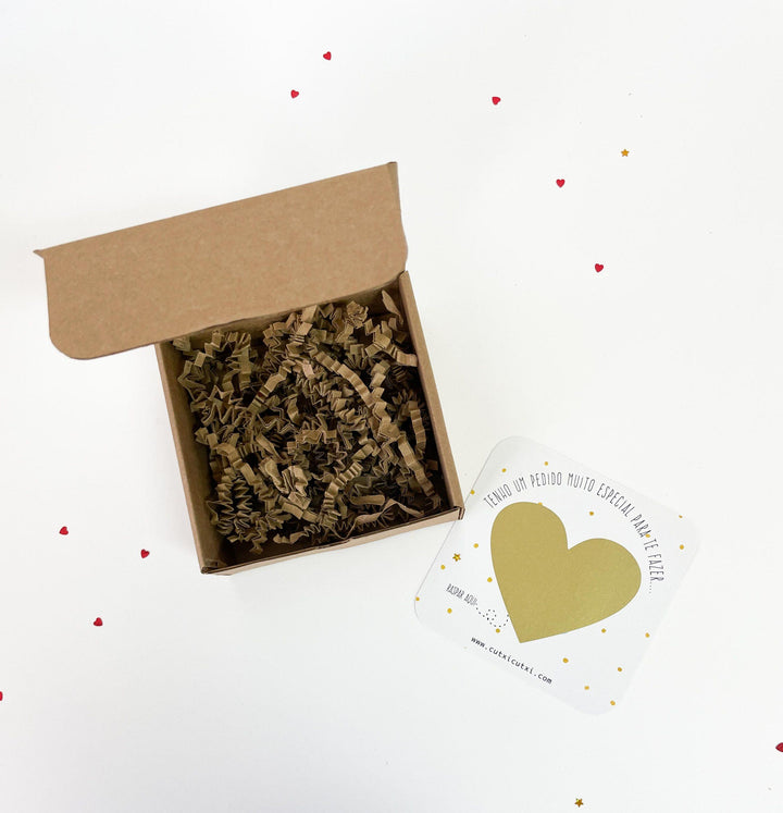 Anúncio em Raspadinha com Caixa - Aguarela Rosa