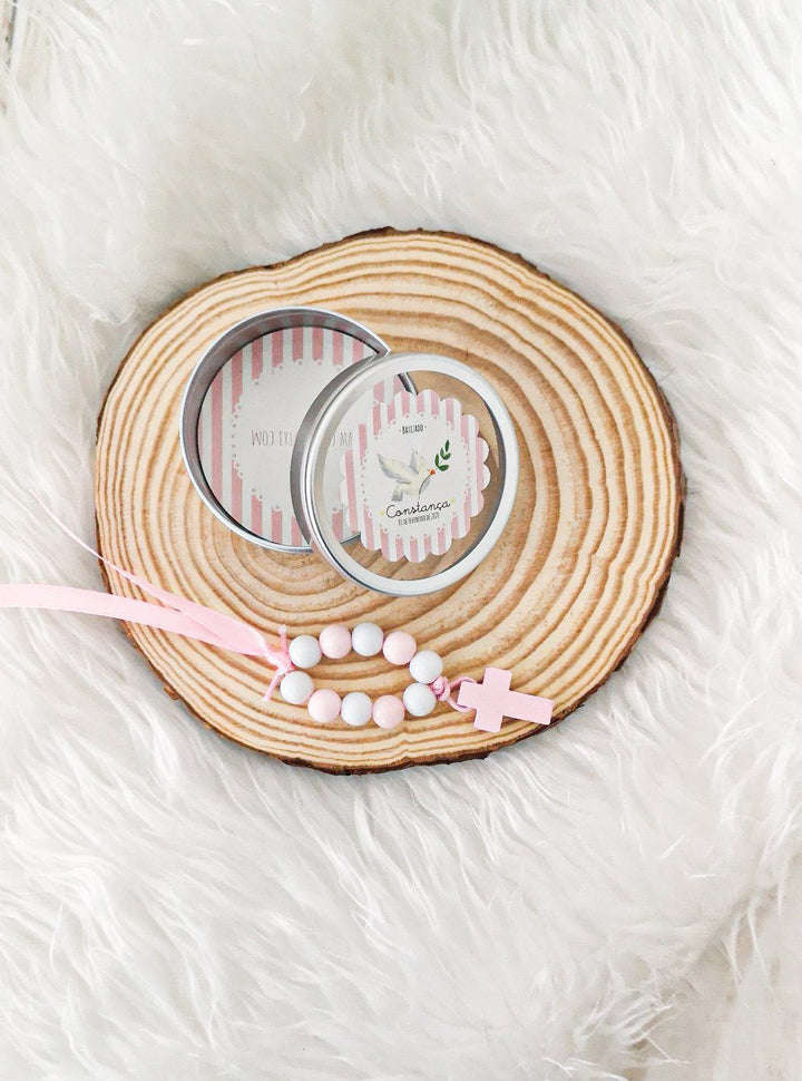 Lembrança para Batizado dezena com latinha