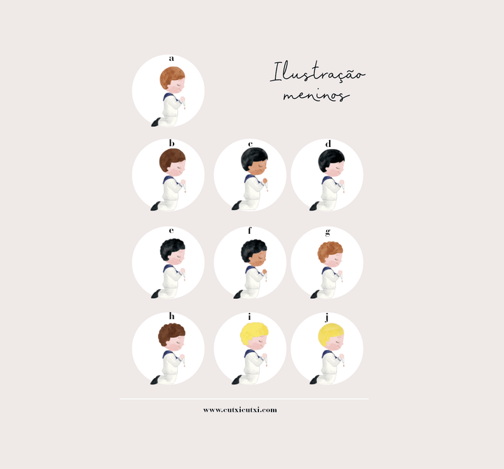 Santinho em Gesso Perfumado | Lembrança Batizado