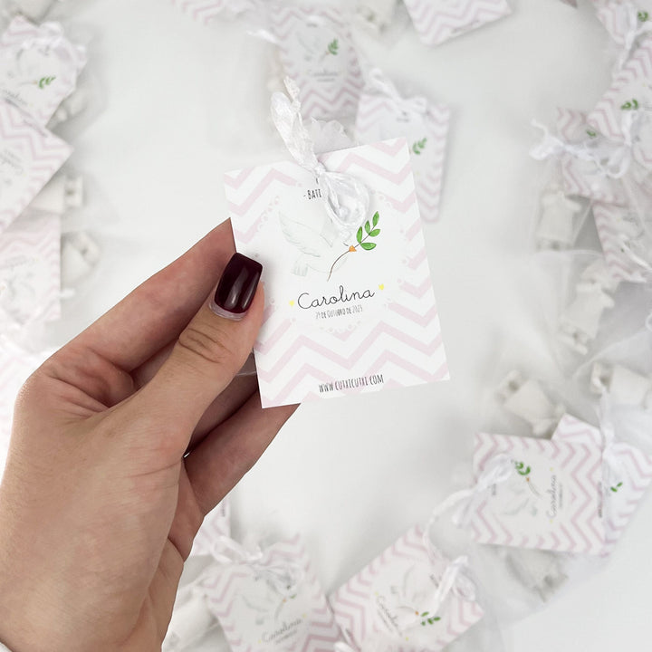 Santinhos de Gesso Perfumado | Lembrança Primeira Comunhão