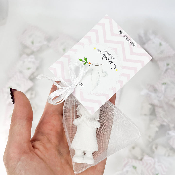 Santinhos de Gesso Perfumado | Lembrança Primeira Comunhão