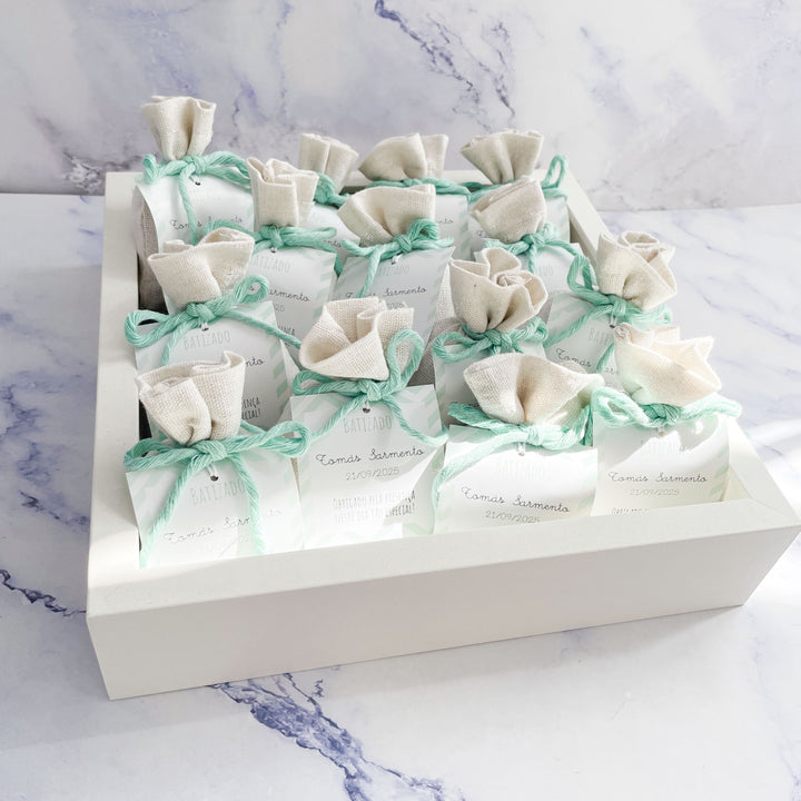 Saquinho de alfazema - Lembrança Batizado