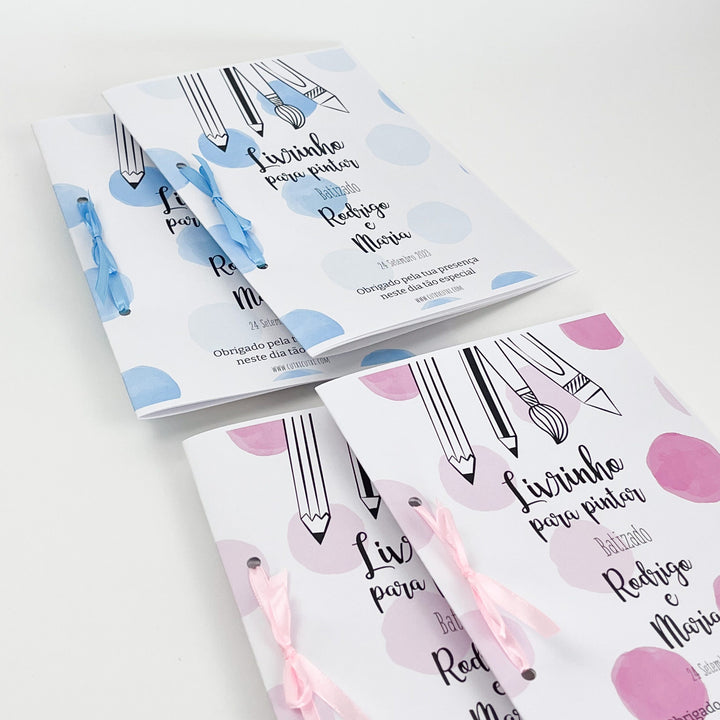 Caderninhos para Pintar Cutxi Cutxi (Ofertas de Aniversário, Batizados)