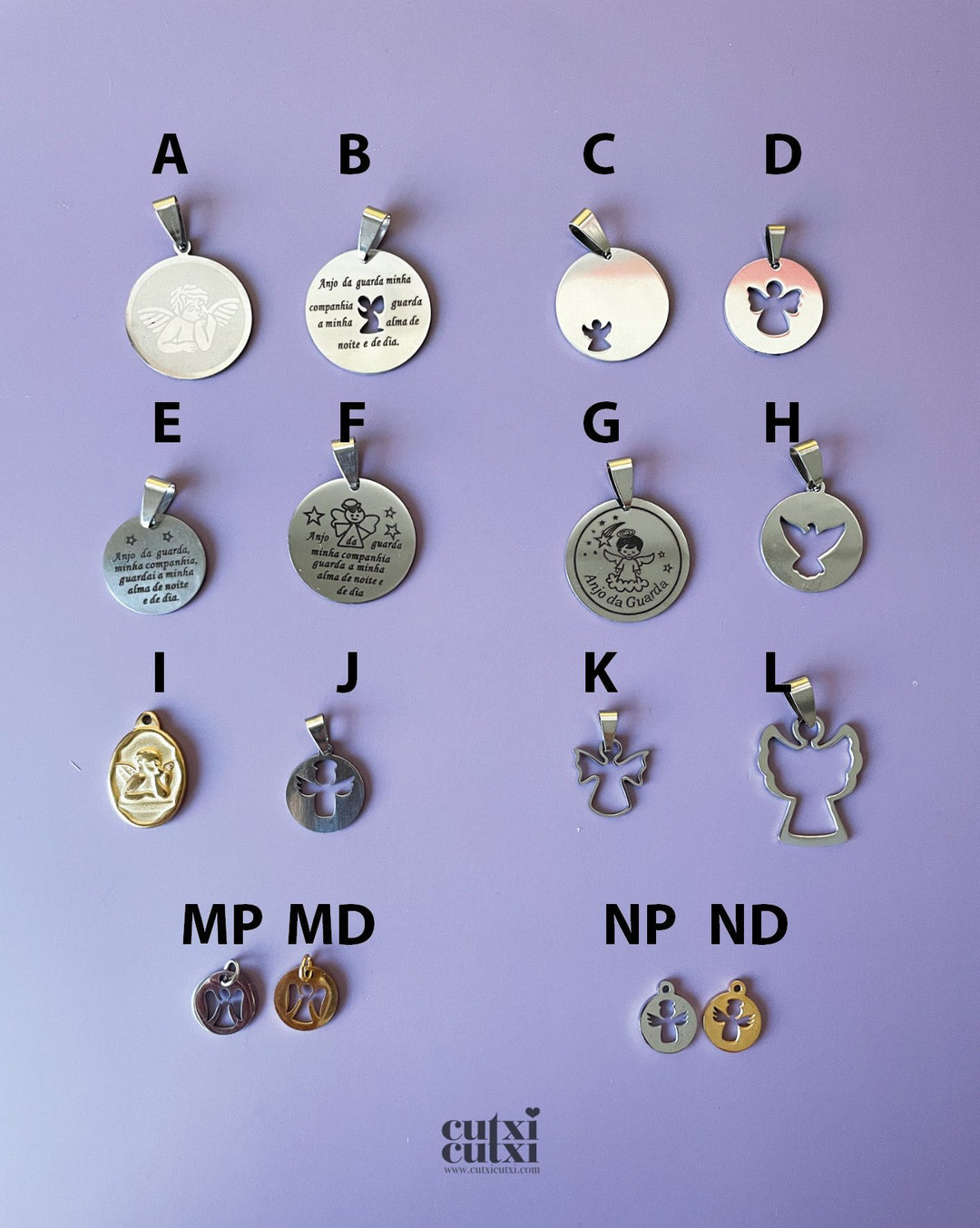 Medalhinha para vela e/ou concha