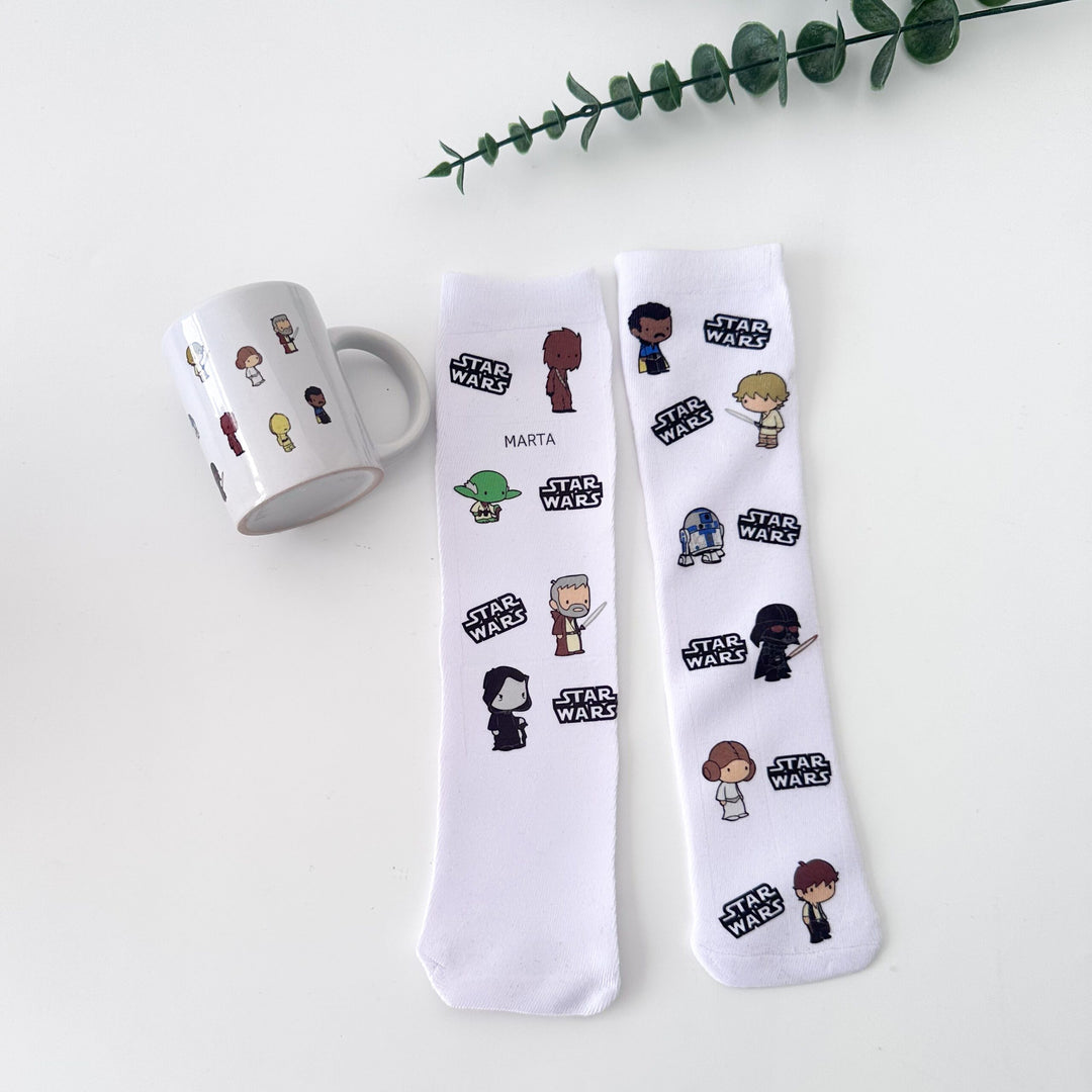 Conjunto Exclusivo de Meias + Caneca Star Wars Edição Especial Natal