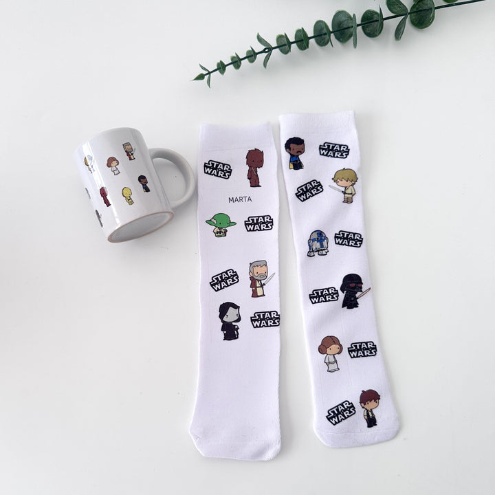 Conjunto Exclusivo de Meias + Caneca Star Wars Edição Especial Natal