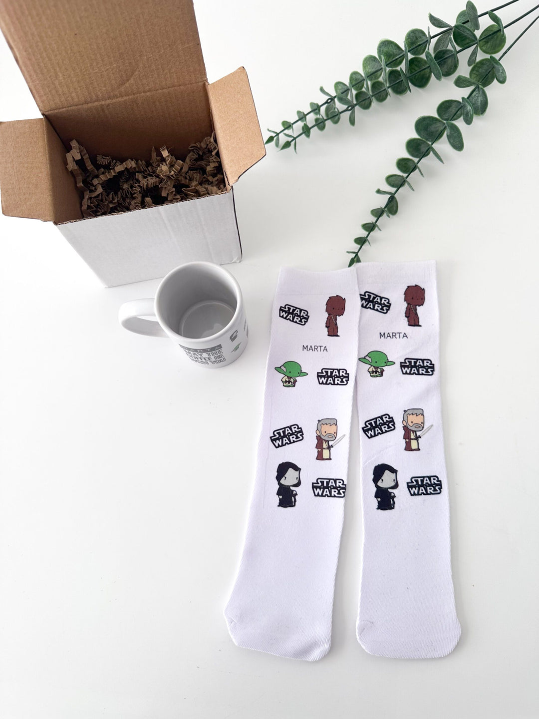 Conjunto Exclusivo de Meias + Caneca Star Wars Edição Especial Natal