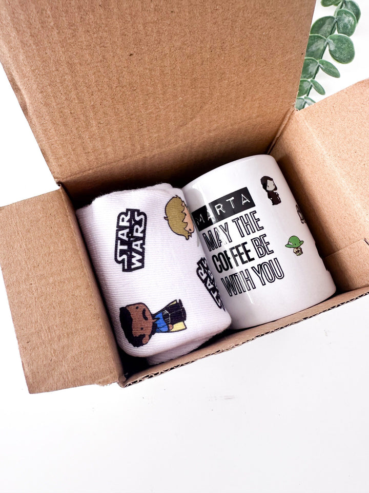 Conjunto Exclusivo de Meias + Caneca Star Wars Edição Especial Natal