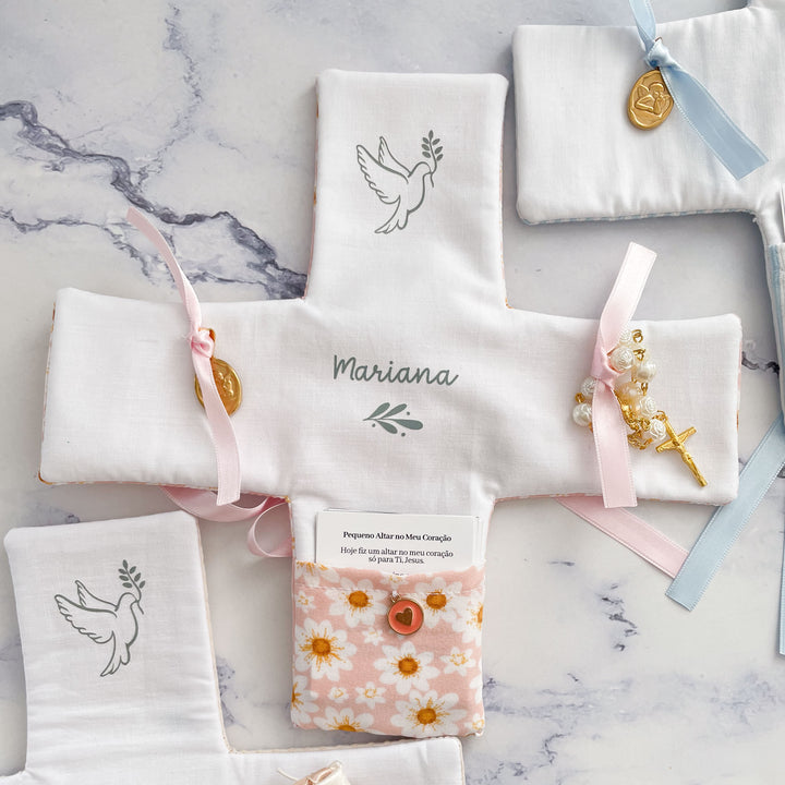 ✨ Oratório de Bolso Personalizado | Lembrança de Primeira Comunhão ou Batizado