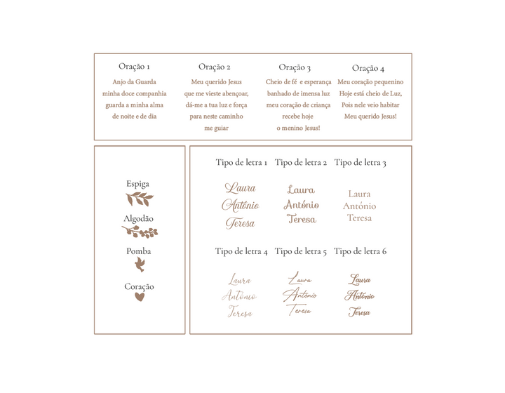 Santinhos em Madeira e Gesso Personalizados - Marcadores de Livros