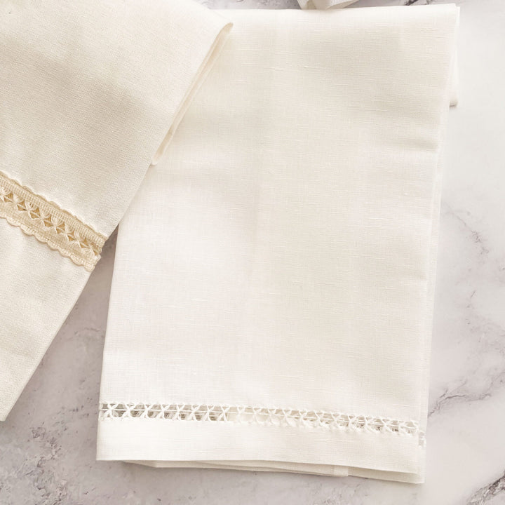 Toalha Batizado de LINHO com AJUR