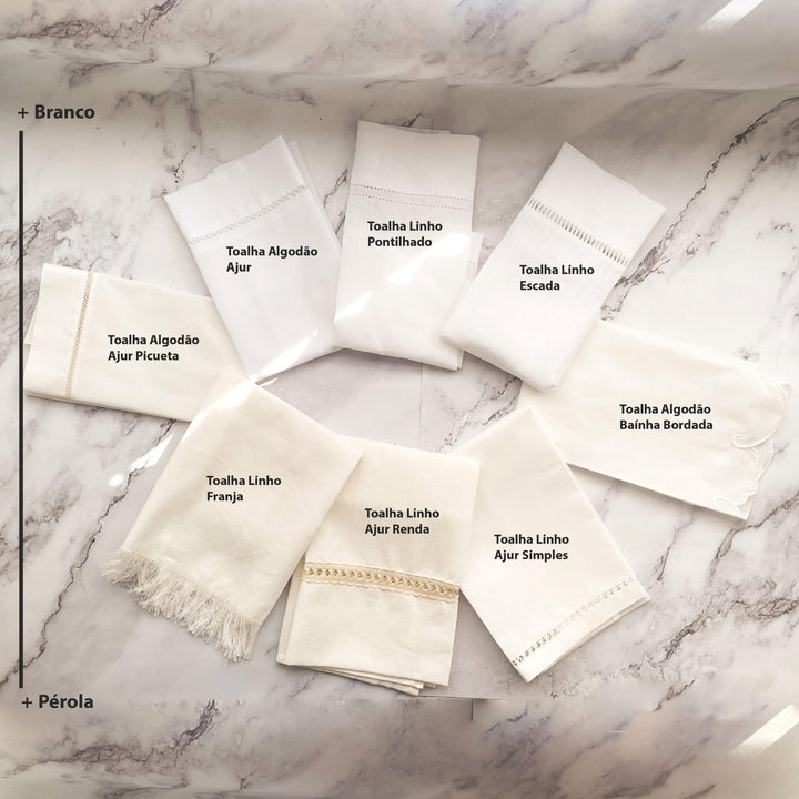 Conjunto de Batizado com Vela, Toalha e Caixa Rosa - Coleção Rosa Natura 🌿🎀