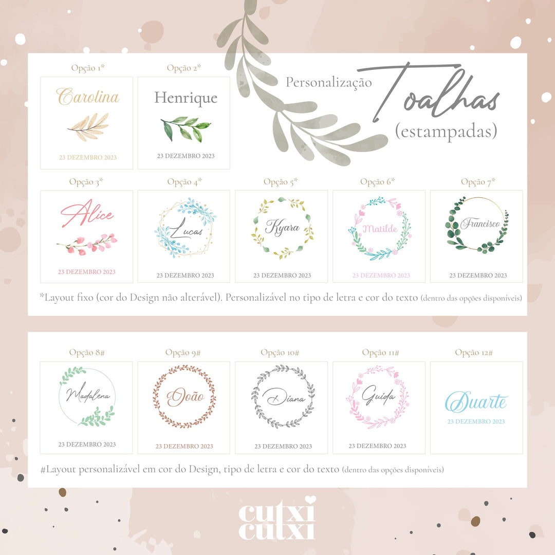 Toalha Batizado de LINHO com AJUR