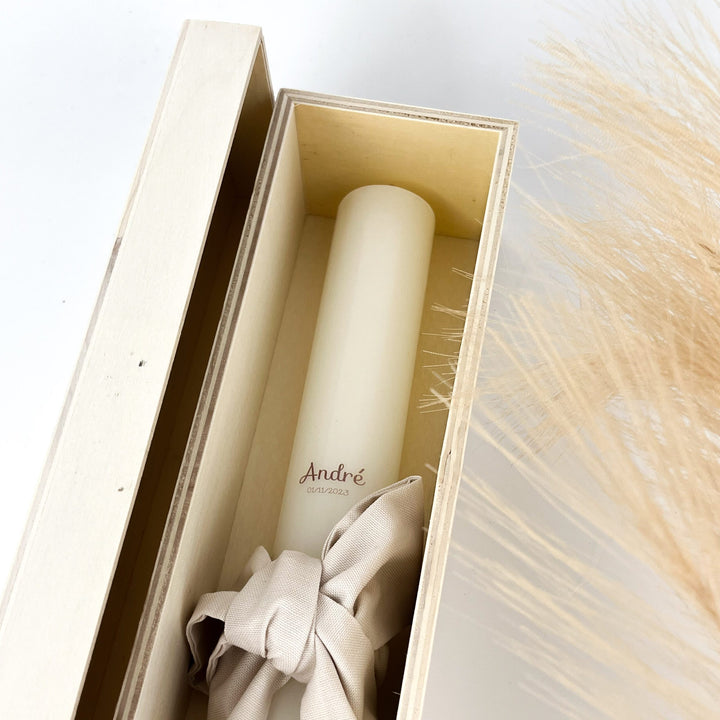 Caixa Batizado Ilustração para Vela