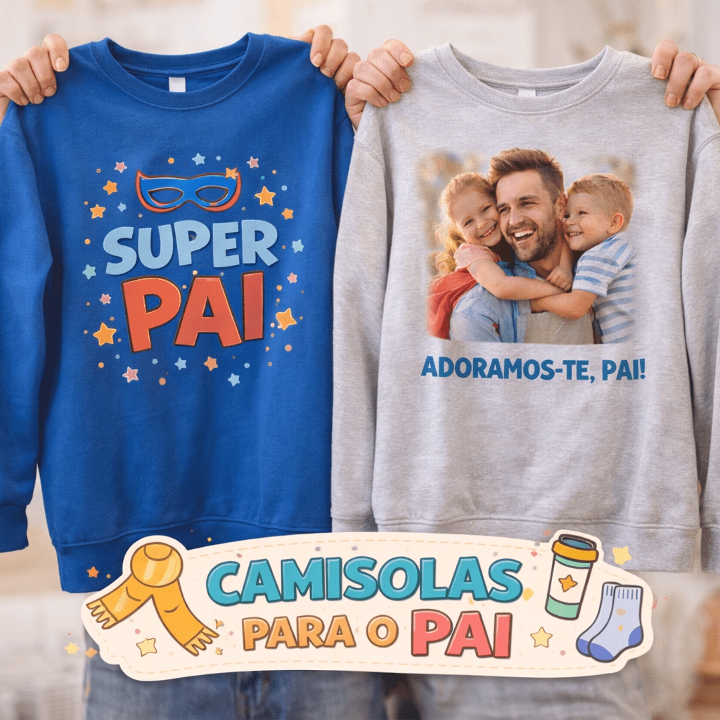 Camisolas Sweats para o Pai - Cutxi Cutxi - Presentes Personalizados