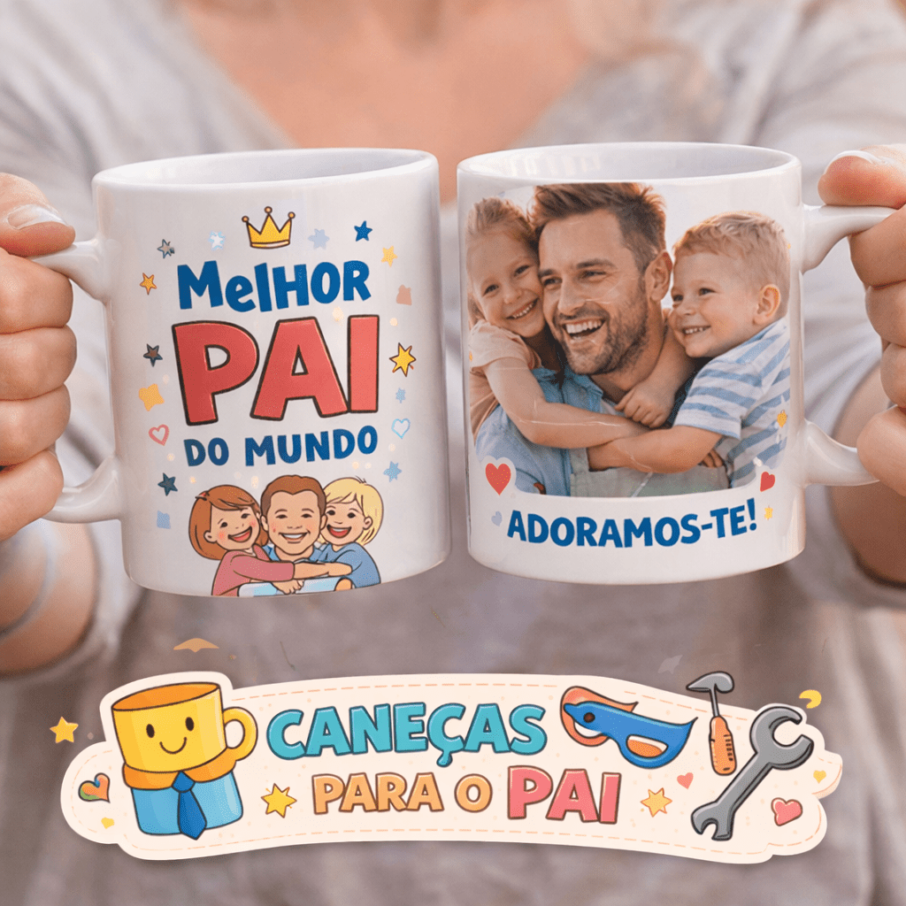 Canecas Dia do Pai - Cutxi Cutxi - Presentes Personalizados